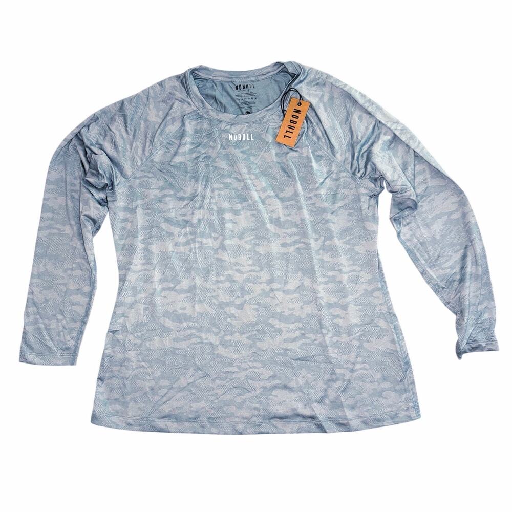 NWT NOBULL Woman’s Running Longsleeve Camo Shirt Size XXL